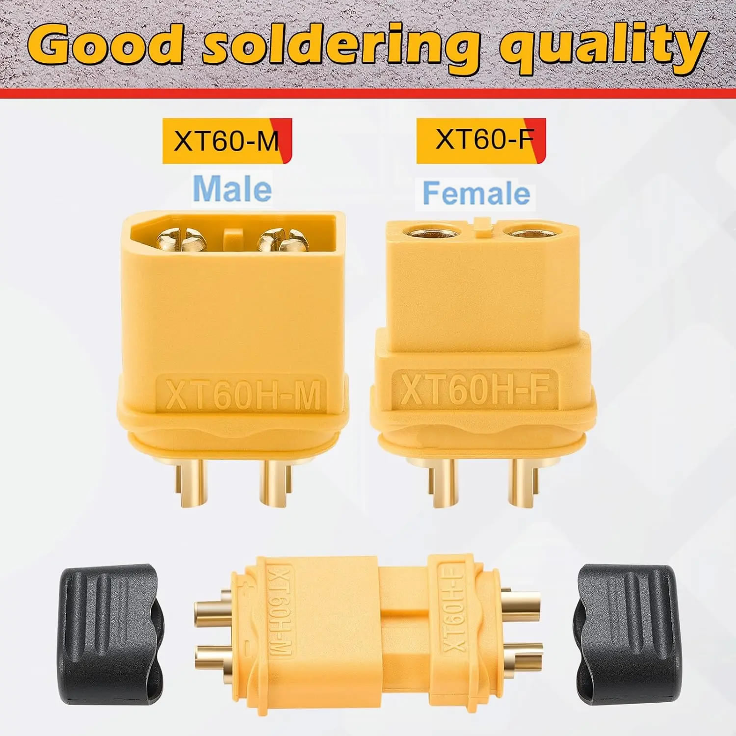 XT60 Connector Plug with Sheat - đánh giá và giá Drone Battery Adapter