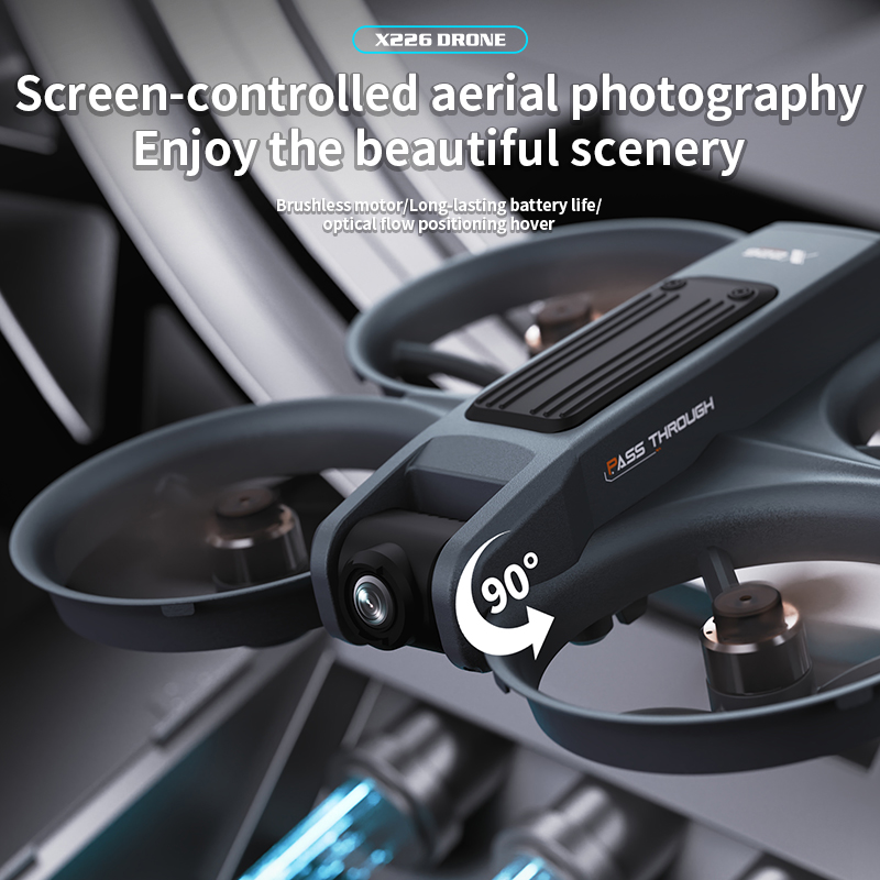 NEW X226 RC Drone 2.4G 5G WIFI - đánh giá và giá Drone Controller Screen