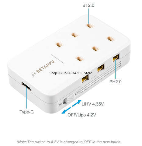 BETAFPV 1S Battery Charger BT2 - đánh giá và giá Drone Controller Hood